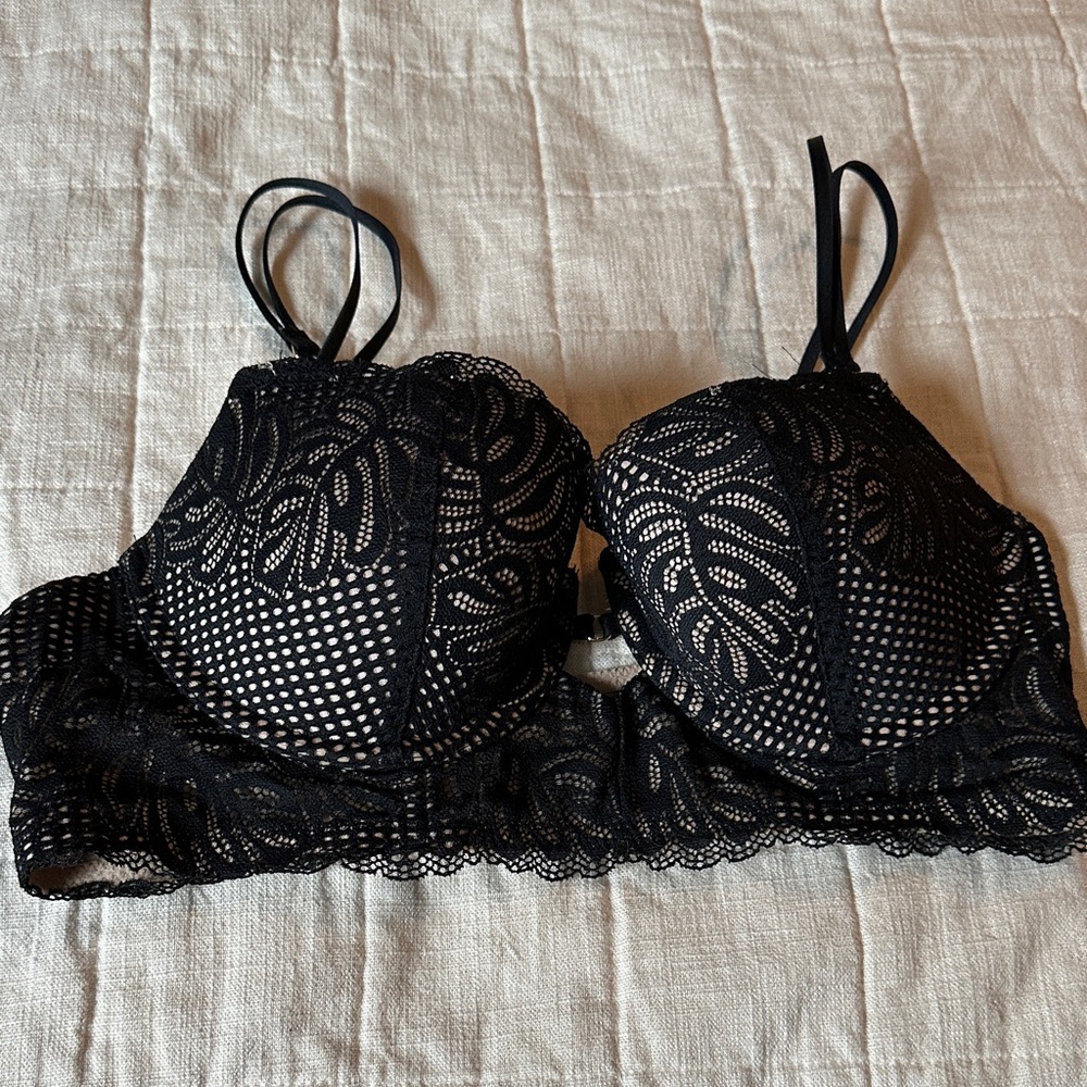 Aerie Black Lace Bra